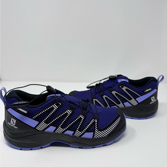 SALOMON XA PRO V8 CS WATERPROOF TRAIL RUNNING SHOES KIDS' SIZE 5 ••BRAND NEW •• - Picture 5 of 7